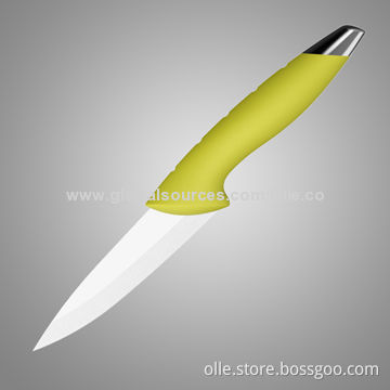 Ceramic Knife, 100mm, 4 inches, white blade